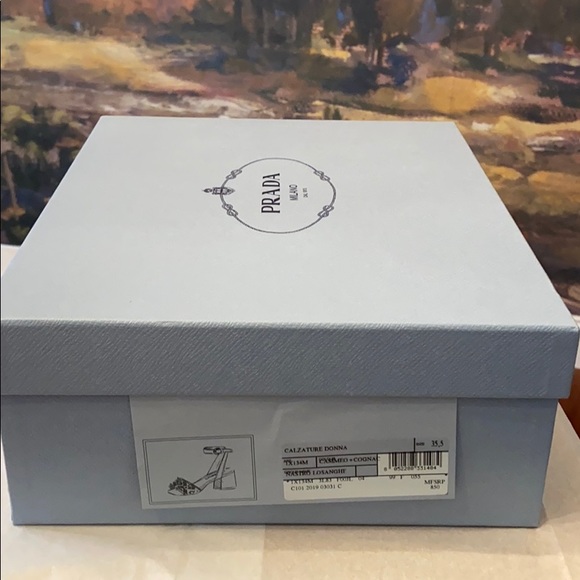 BNWT Authentic Prada Embellished Strap Heel Sandal - Picture 13 of 16